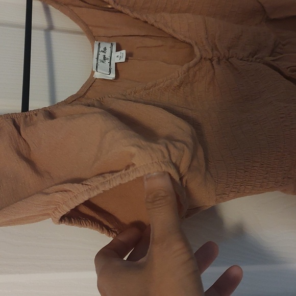 Cropped Hippie Rose Blouse - Picture 3 of 5